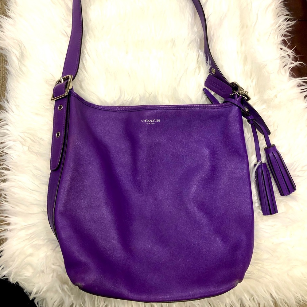 COACH crossbody leather bag